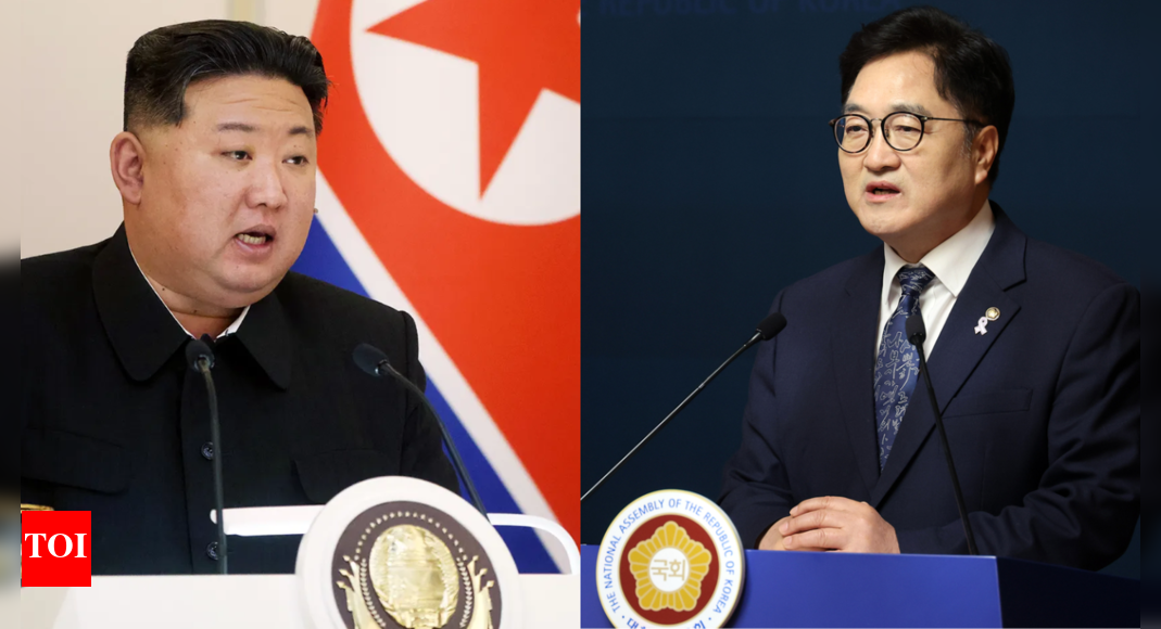 Rare meet at China military parade: Kim Jong Un, South Korea speaker shake hands Rare meet at China military parade: Kim Jong Un, South Korea speaker shake hands