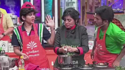 Cooku With Comali 6: Soundariya stuns in a surprise entry in Vadivelu’s Nesamani avatar