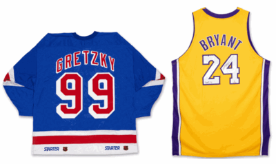 Wayne Gretzky and Kobe Bryant jerseys headline a million-dollar Sotheby’s auction