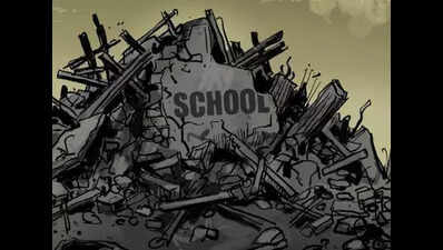 Rain-damaged schools under repair at Rs 4.5 crore