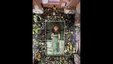 In ode to folklore & nature, Priol family fashions elaborate matoli, draws crowds
