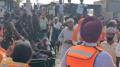 Flood alert issued for villages near Ghaggar in Patran as rivers cross danger marks and over 5000 acres submerged