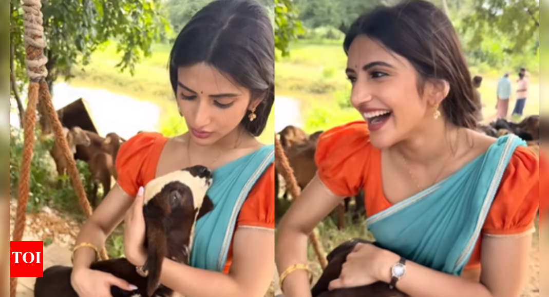 'Mass Jathara': Sreeleela recreates Rajendra Prasad's iconic comedy scene on the sets of Ravi Teja starrer—Watch