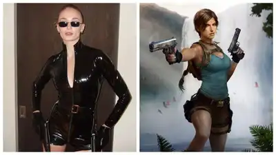  Sophie Turner confirmed as Lara Croft; says Angelina Jolie and Alicia Vikander left 'massive shoes to fill'