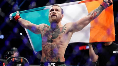 Conor McGregor fires up Dublin crowd with fiery speech asking fans to back his run for Ireland president