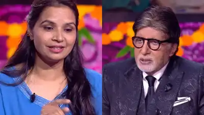  Amitabh Bachchan tells contestant Babita that he will share her special message for Shah Rukh Khan over WhatsApp