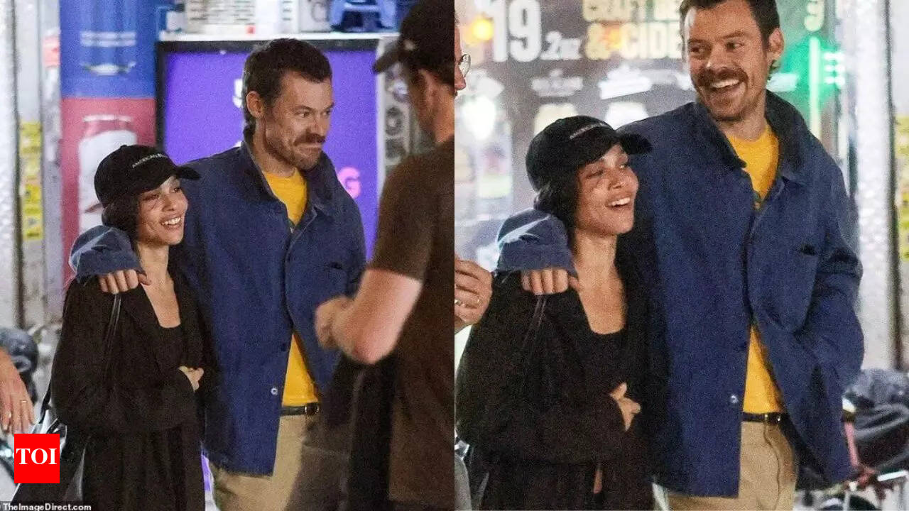 Viral: Harry Styles and Zoë Kravitz spark dating buzz, fans react with  happy shock | - The Times of India