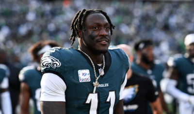  Antonio Brown’s trolling hits a new level as he mocks A.J. Brown before Eagles game