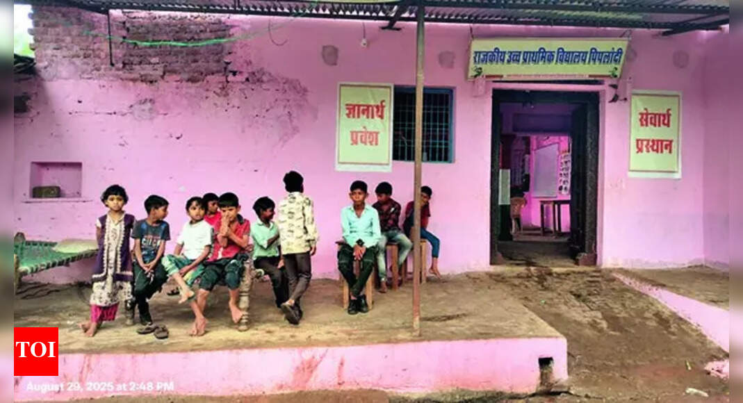 School must go on, so farmer in Rajasthan moves out of home with family School must go on, so farmer in Rajasthan moves out of home with family