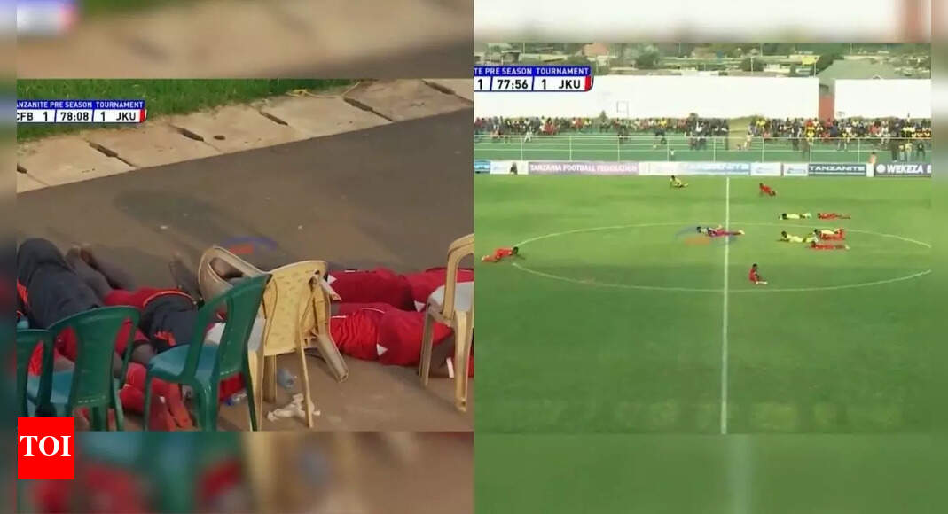 Bees attack! Football match stopped due to unexpected visitor in Africa – Watch | Football News – The Times of India Bees attack! Football match stopped due to unexpected visitor in Africa – Watch | Football News – The Times of India