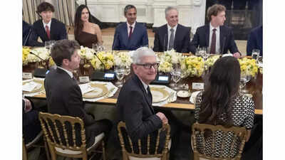 Donald Trump's one 'money question' for Apple’s Tim Cook, Google’s Sundar Pichai, Microsoft’s Satya Nadella and other tech CEOs at White House dinner
