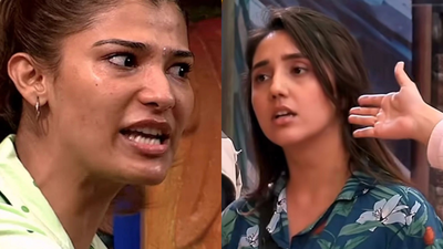  Ashnoor Kaur and Nehal Chudasama get into a heated fight; the former says, “You do not cross your boundaries with me!”