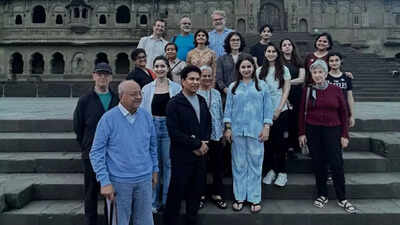 Photos out! No Arjun? Saaniya Chandhok spotted on Tendulkar family's trip to Maheshwar