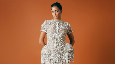 Ananya Panday’s sculpted pearl masterpiece is part couture, part constellation