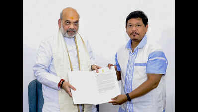Meghalaya chief minister Conrad K Sangma advocates for Khasi and Garo Language recognition and Inner Line Permit in Meeting with Amit Shah