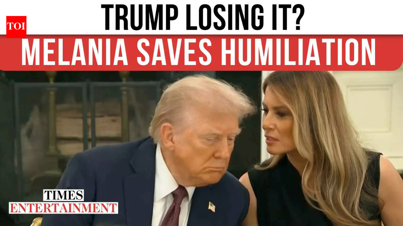 Trump Struggles At White House Dinner, Melania Steps In As Health Fears ...