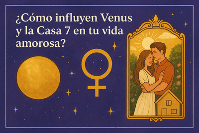 ¿Cómo influyen Venus y la Casa 7 en tu vida amorosa?