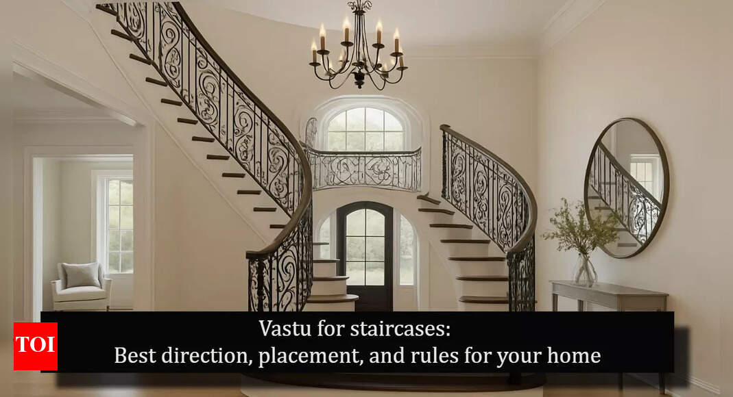 Vastu for staircases: Best direction, placement, and rules for your home