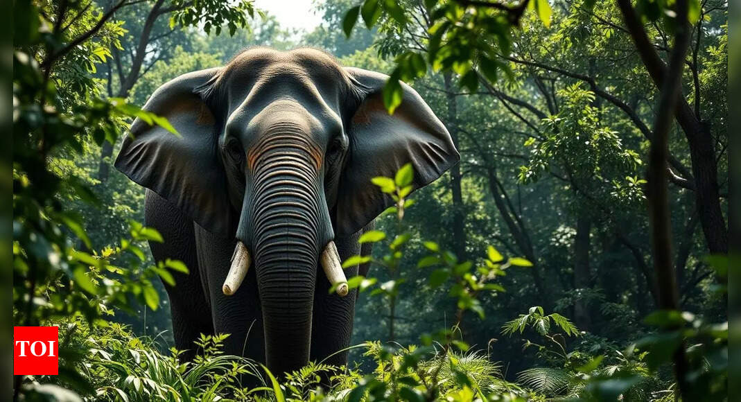 <div>Elephant attacks tribal man in Keralas Wayanad</div> <div>Elephant attacks tribal man in Kerala's Wayanad</div>