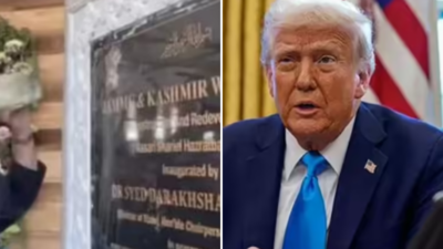  Hazratbal plaque vandalism sparks row in J&K; Trump plays down India–US concerns. Read this, and more