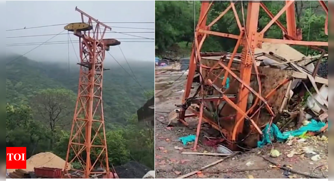 Gujarat tragedy: 6 dead after cargo ropeway cable snaps near Pavagadh Hill temple; rescue ops on | India News – The Times of India Gujarat tragedy: 6 dead after cargo ropeway cable snaps near Pavagadh Hill temple; rescue ops on | India News – The Times of India