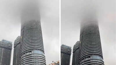 Burj Khalifa in India? THIS Noida tower goes viral for its uncanny appearance — watch the video here