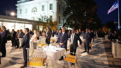 'Hottest place to be': Trump unveils renovated Rose Garden Club; new White House venue for power dinners
