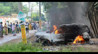 Clash over land ownership in Ranchi leads to violence and arson