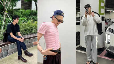 Top Korean celebrities choose the Henley tee to dominate men's style