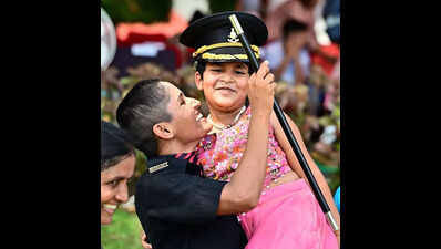 5th-gen officer to 1st graduate; stories of tradition, grit unfold at OTA parade
