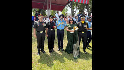 5th-gen officer to 1st graduate; stories of tradition, grit unfold at OTA parade
