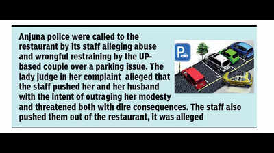 FIR against UP judge, hubby after parking row at Anjuna