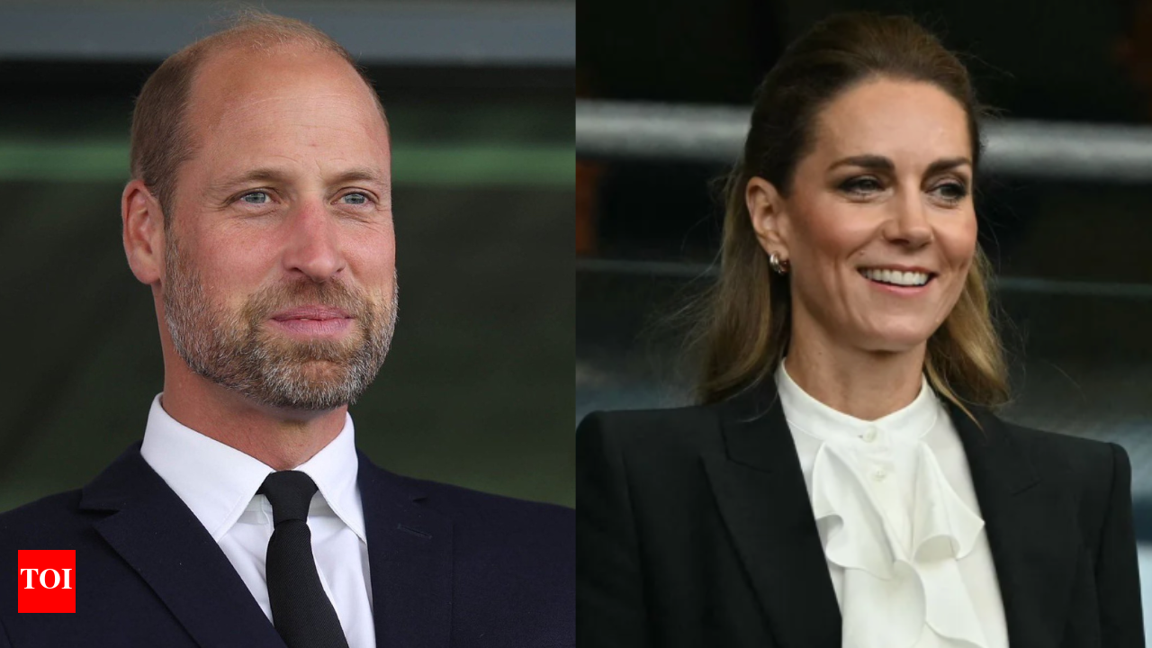 Kate Middleton and Prince William split loyalties with rival rugby appearances at Women's World Cup | International Sports News - The Times of India