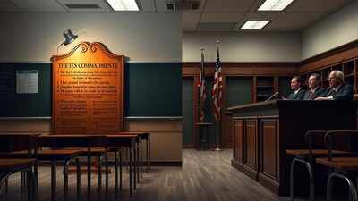 ACLU warns Texas, Arkansas, and Louisiana schools against Ten Commandments classroom displays