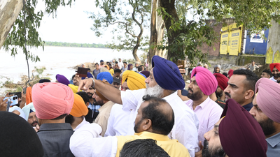 Shiromani Akali Dal (SAD) president Sukhbir Badal demands loan waiver, compensation for flood-hit farmers in Punjab; slams AAP govt over inaction