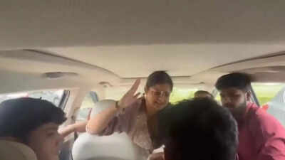 Shocking video from Lucknow college: Students caught continuously slapping peer inside car