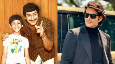 When 'terrified' Mahesh Babu starred with his father Krishna Ghattamaneni in 'Poratam' as child actor; followed dad's footstep