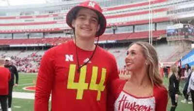 Cornhuskers’ Luke Lindenmeyer stuns girlfriend with heartfelt in-field proposal after first touchdown