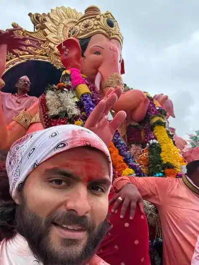 Janhvi Kapoor's beau Shikhar Pahariya shares post after Lalbaugcha Raja Visarjan; Misses Lord Ganpati