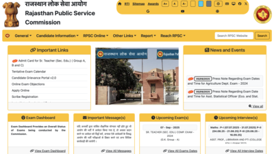 RPSC ASO exam schedule released: Check dates, application deadline, and other details here