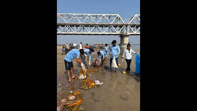 Monthlong cleanliness drive along Ganga ghats starts in Patna