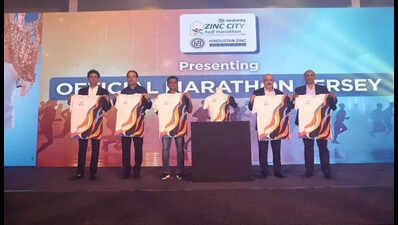 Poster & jersey unveiled for Vedanta Zinc City Half Marathon slated to be held in Udaipur on Sept 21