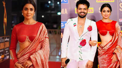 Shriya Saran proves that the right blouse can turn any saree into a showstopper