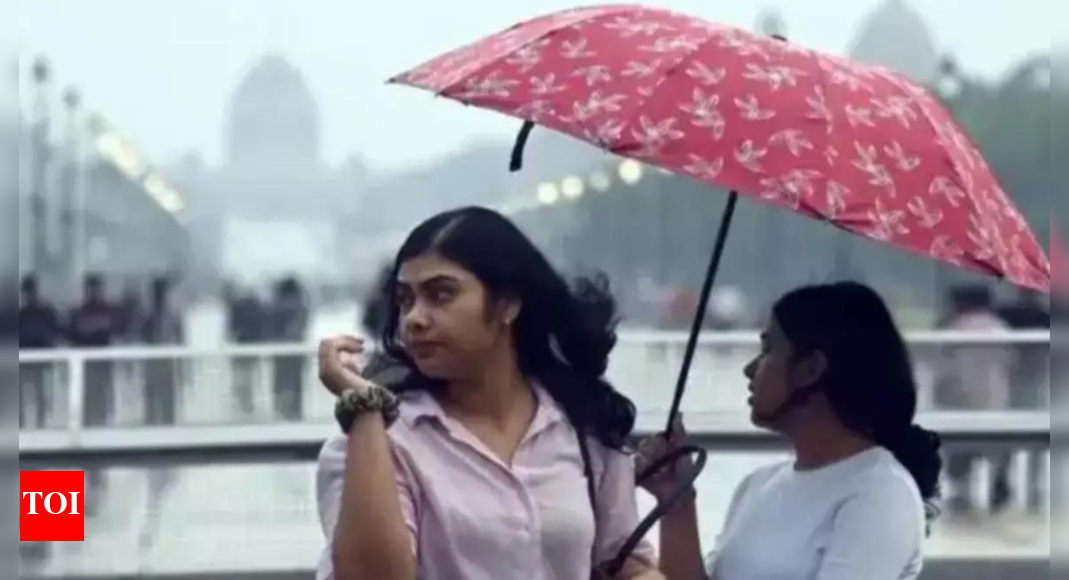 Delhi weather: Warm temperatures with rain expected today; improved AQI