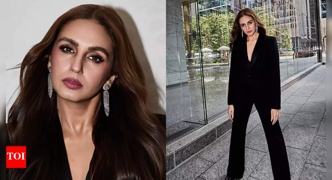 Huma Qureshi flaunts jaw-dropping weight-loss in black suit