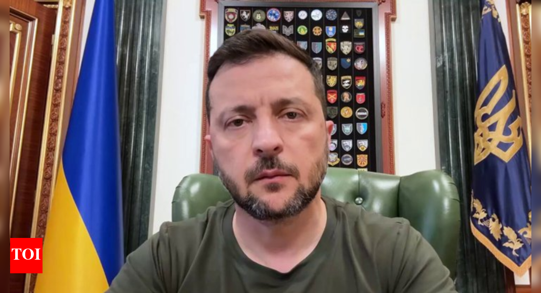 <div>Putin is testing the world: Zelenskyy calls for Russia sanctions after massive attack on Ukraine; European leaders to meet in US this week</div> <div>'Putin is testing the world': Zelenskyy calls for Russia sanctions after massive attack on Ukraine; European leaders to meet in US this week</div>