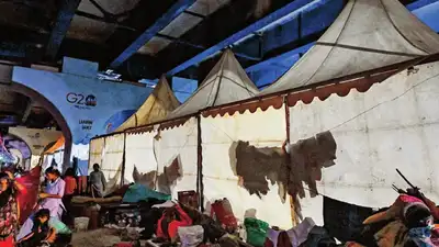  The annual struggle of Delhi’s Yamuna dwellers — where home shifts under a bridge and hope hangs by a thread