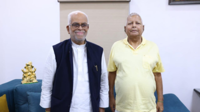 'What kind of Retired SC Judge are you?': BJP attacks INDIA bloc's VP pick over meeting Lalu; shares picture