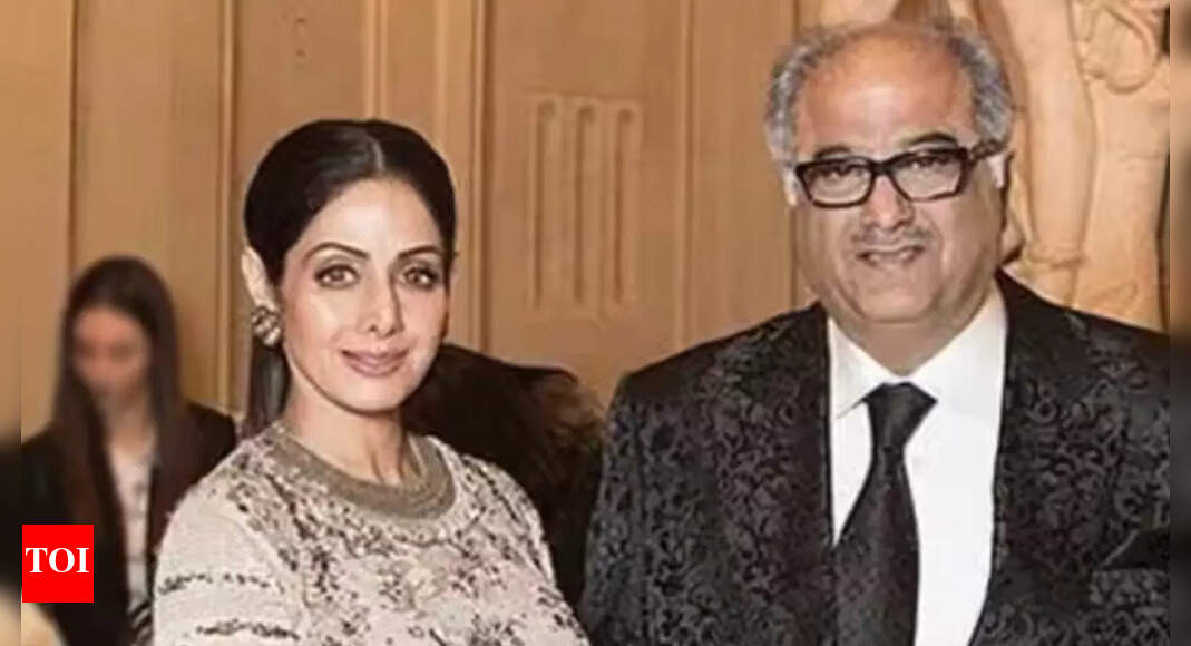 Boney Kapoor on Sridevi's creative genius:'She was hiding a filmmaker'; paid attention to every detail