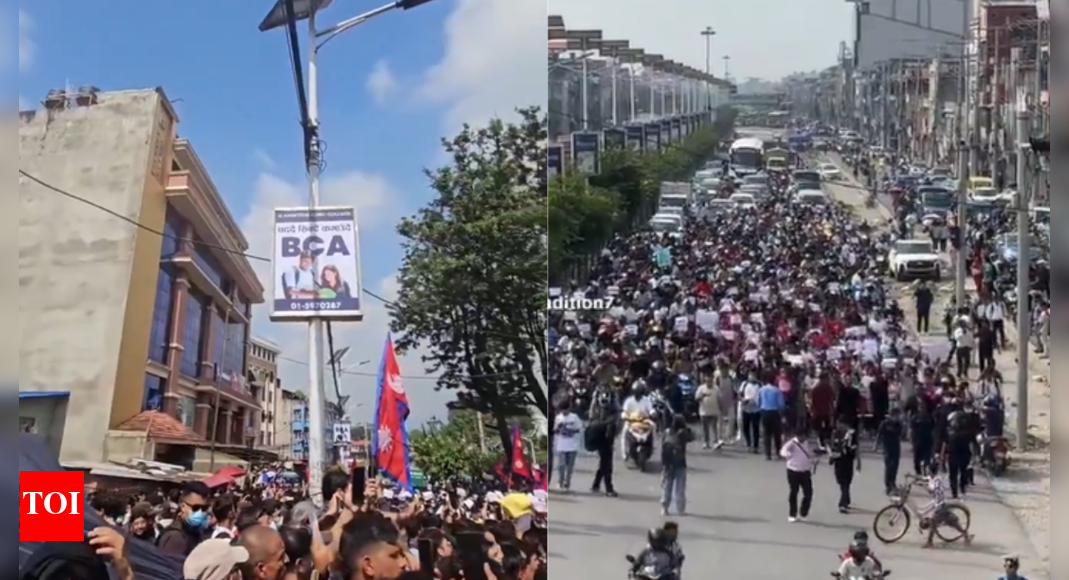 Facebook, YouTube, X banned in Nepal: GenZs take over Kathmandu streets - Watch